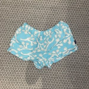 Blue and white Patagonia shorts